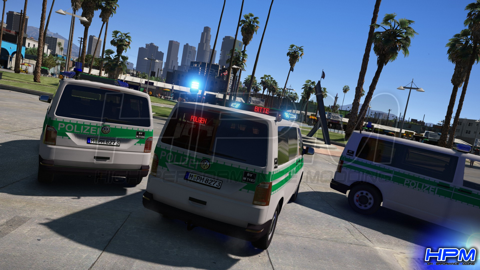 VW T6 2015 Polizei Bayern Pack [ELS] - GTA5-Mods.com